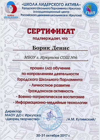 Борик Денис