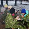 Васильковый берет для ВПЦ 